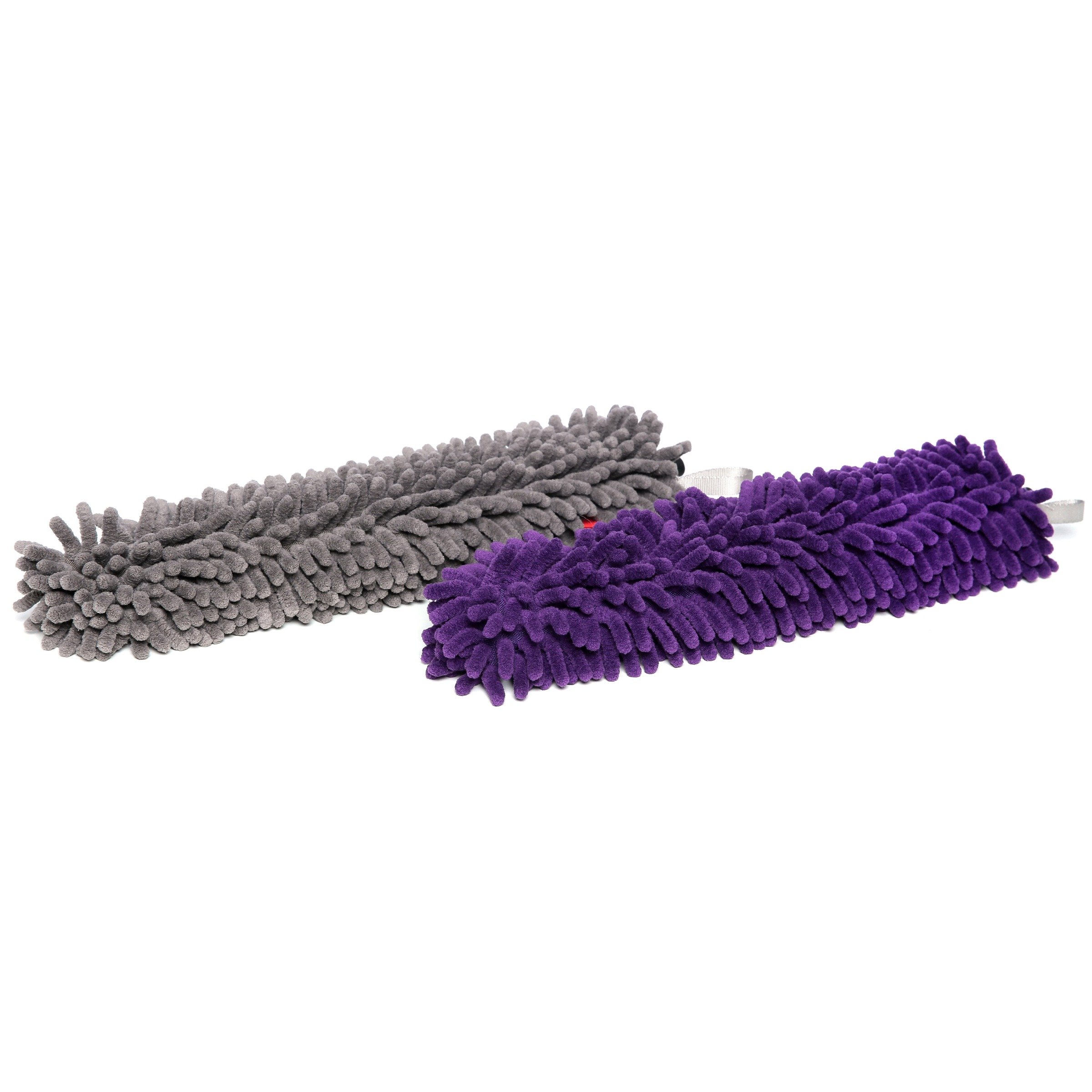 Brush Cover 2-pack Grey & Purple