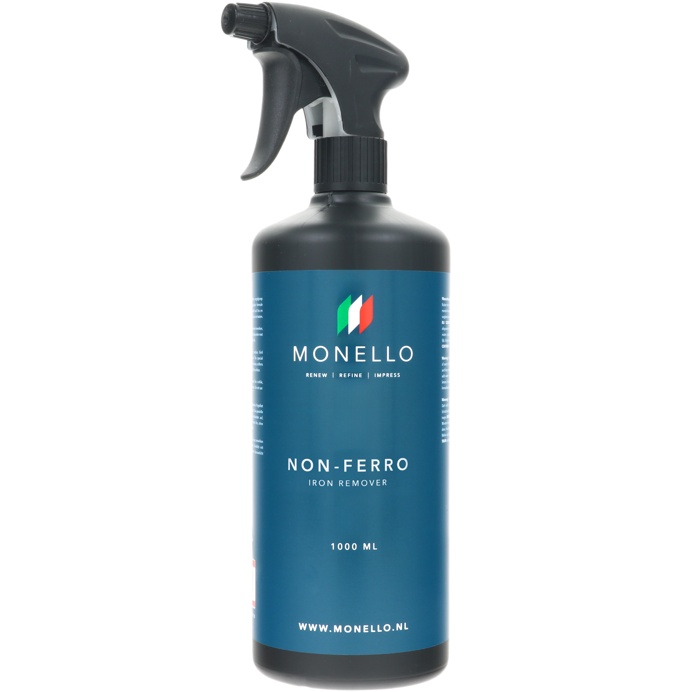 spuitfles, ijsreiniger, non-ferro, 1000ml, monello