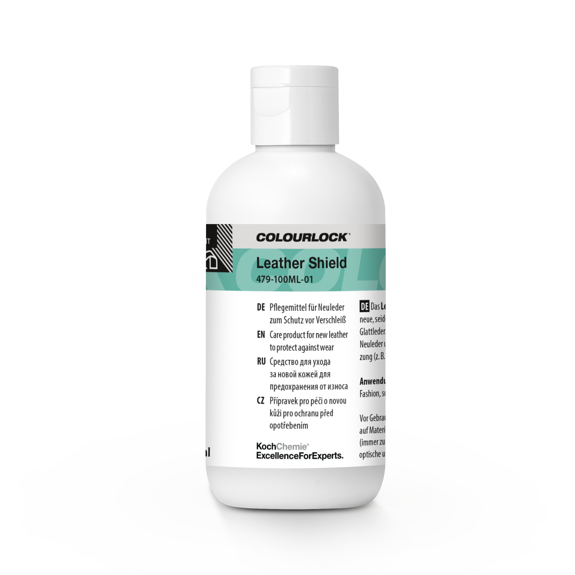 Leather, Shield, Care product, Liquid, White bottle