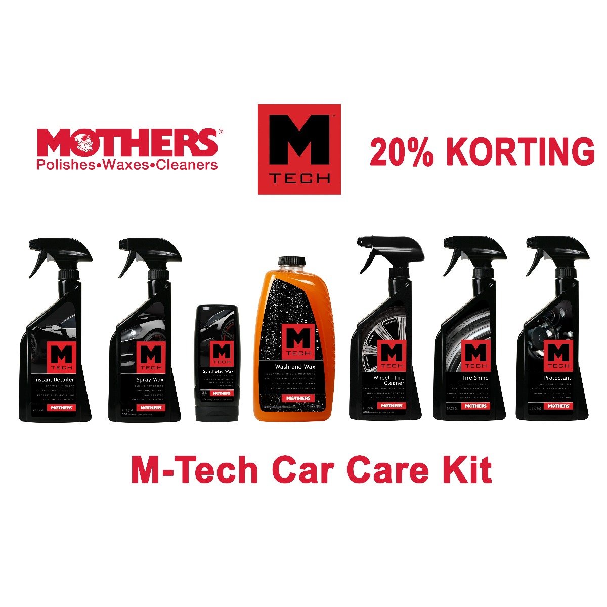 M-Tech Complete Car Care Kit