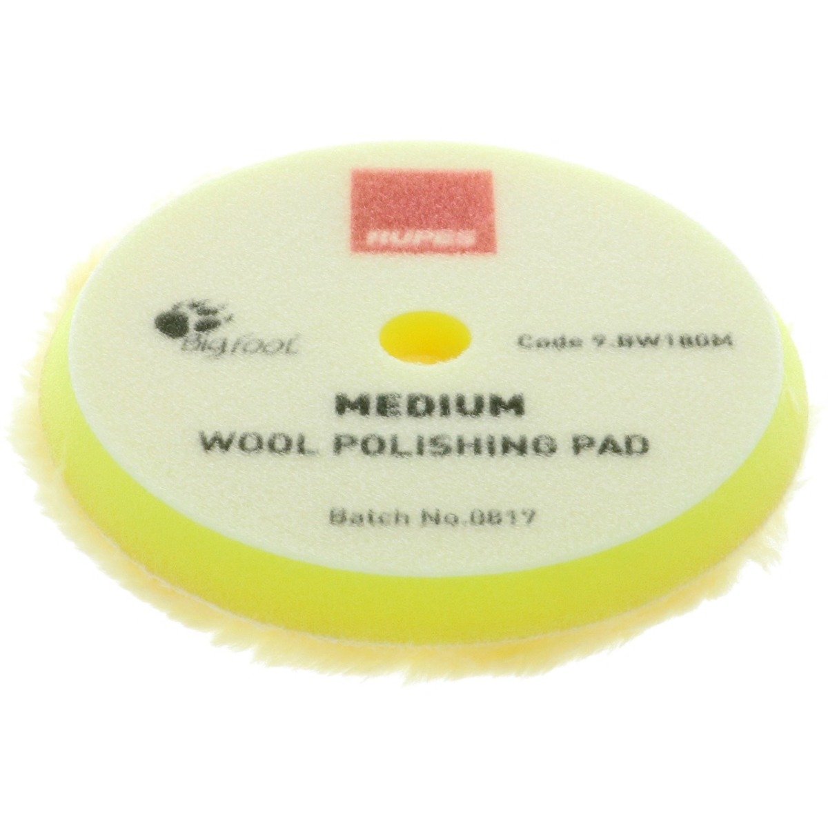 Yellow Medium Wool Polishing Pad - 150/170mm