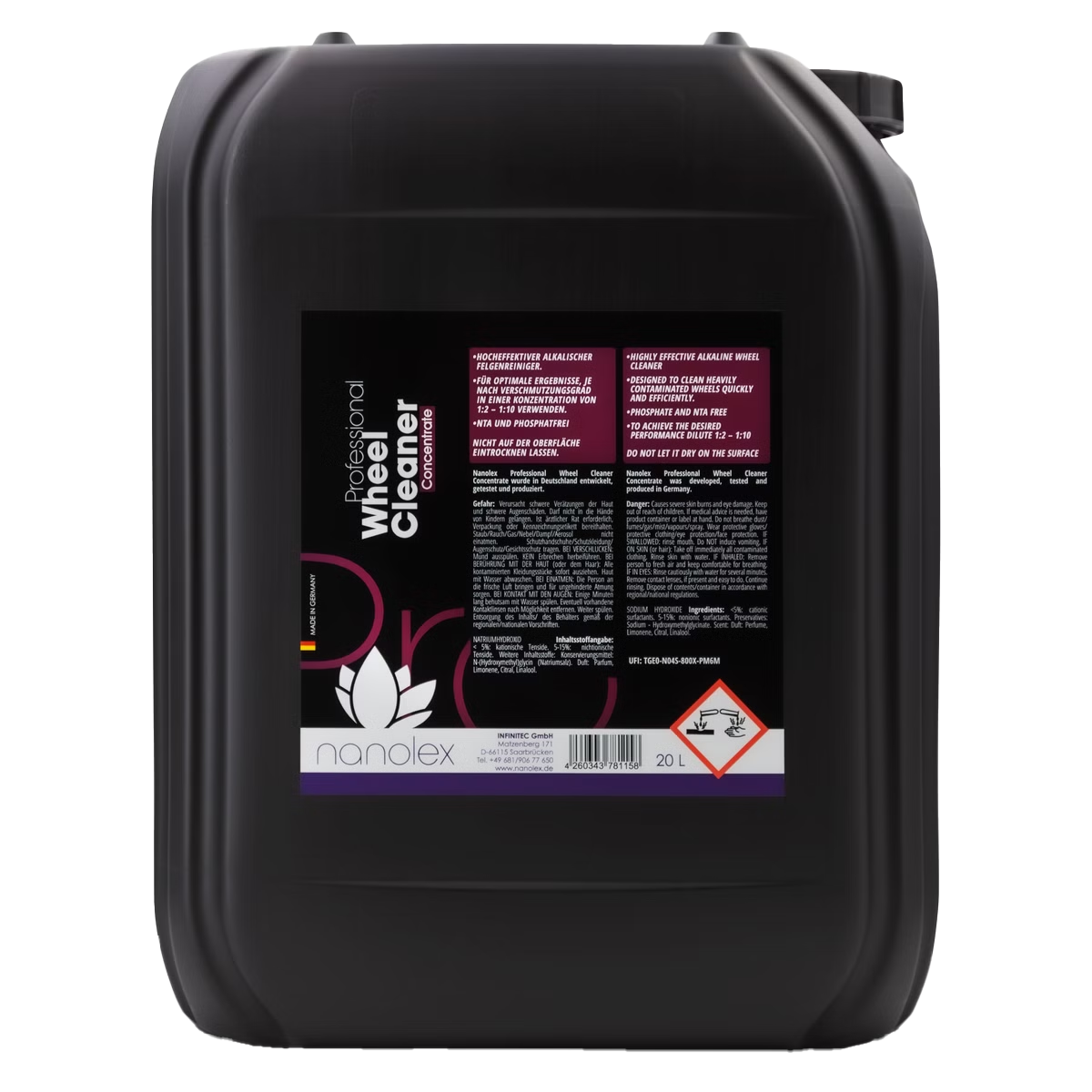 Professional Wheel Cleaner Concentrate - 5000ml