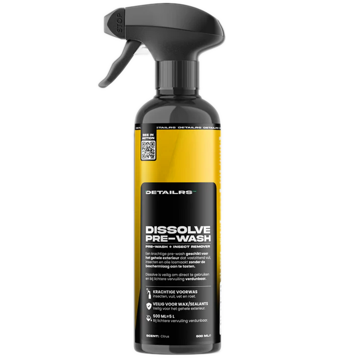 Dissolve, Pre-wash, Insect remover, Spray, Detailing product