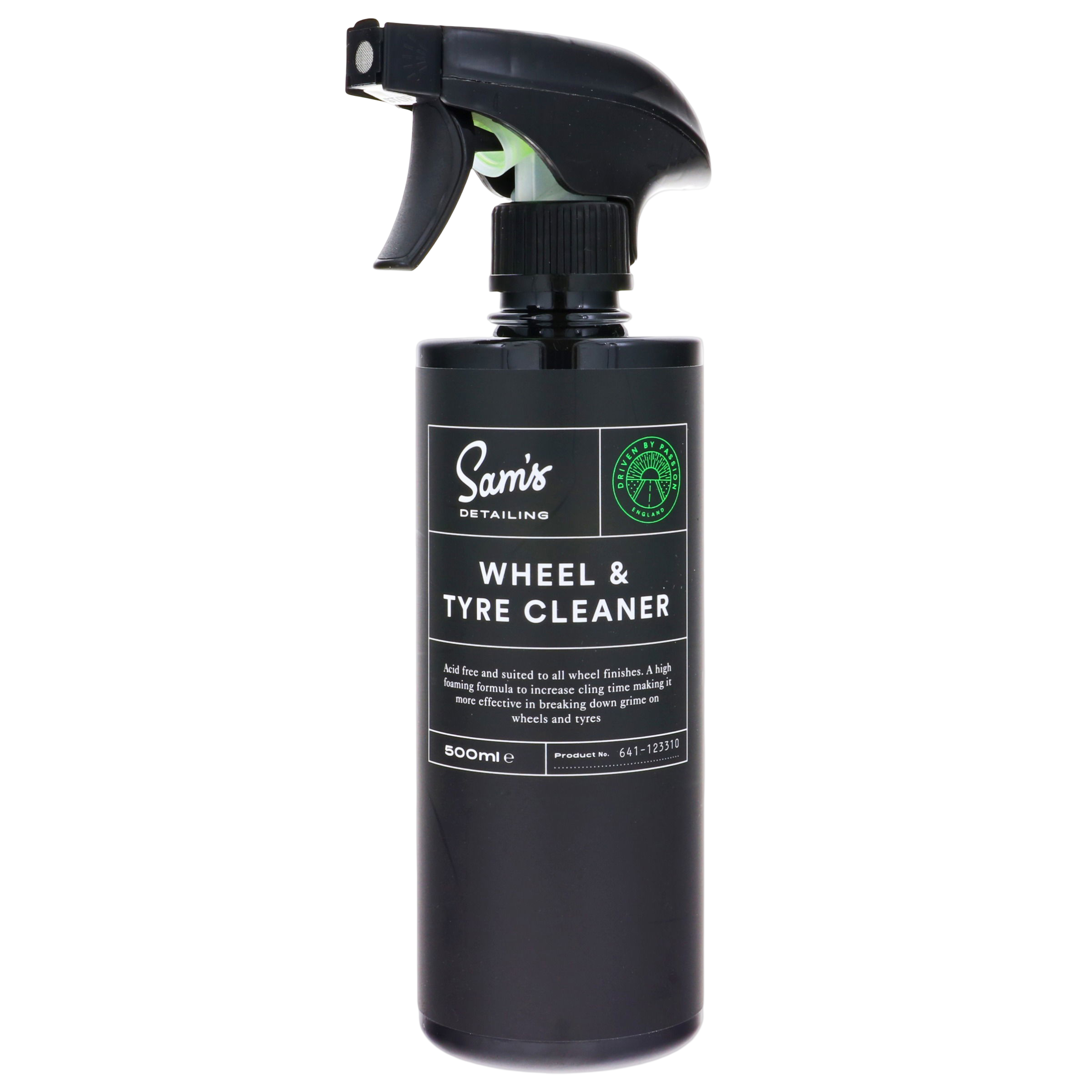 Wheel & Tyre Cleaner - 500ml Kan, Spuitbus, Tin, Fles, Shaker
