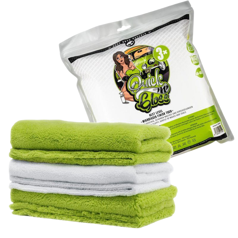 Quick 'n' Gloss Microfiber Cloths - 3-pack Quick 'n' Gloss Microfiber Cloths - 3-pack